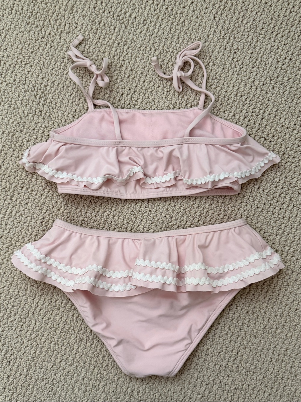 gb Girls Rick Rack Ruffle Bikini - Picture 2 of 6